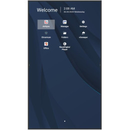 ViewSonic 98"Prezentační Display 3840*2160,500nits,1200:1,8GRAM/32GBHDMI,,USB-A,USB-C,RS232,Speaker16W*2,RJ45*2,Black