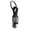 Kabel magnetyczny Swissten do kluczy USB-A/Lightning 9,7 cm