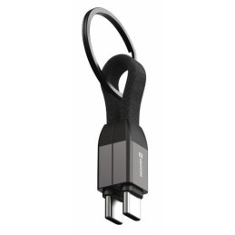 Swissten magnetický keychain kabel usb-c / usb-c 9,7 cm