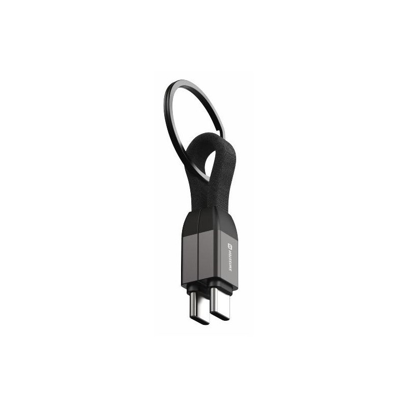 Swissten magnetický keychain kabel usb-c / usb-c 9,7 cm