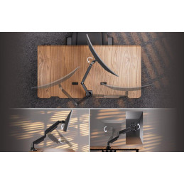 Endorfy držák monitorů Atlas GS Pro Single / max. 16 kg a 49" / pivot / VESA / plynová pružina /