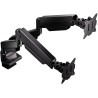 Endorfy držák monitorů Atlas GS Pro Double / 2 monitory max. 16 kg a 34"/42" / pivot / VESA / plynová pružina /