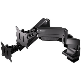 Endorfy držák monitorů Atlas GS Pro Double / 2 monitory max. 16 kg a 34"/42" / pivot / VESA / plynová pružina /