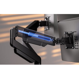 Endorfy držák monitorů Atlas GS Pro Double / 2 monitory max. 16 kg a 34"/42" / pivot / VESA / plynová pružina /