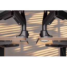 Endorfy držák monitorů Atlas GS Pro Double / 2 monitory max. 16 kg a 34"/42" / pivot / VESA / plynová pružina /