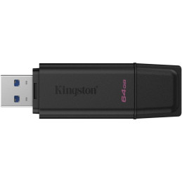 KINGSTON DataTraveler EXODIA 64GB / USB 3.2 Gen1 / černá + černá
