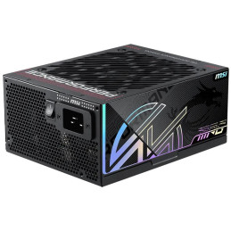 MSI zdroj MPG AI1600TS PCIE5/ 1600W/ ATX3.1/ akt. PFC/ 12 let celk. záruka/ 135mm fan/ modulární kabeláž/ 80PLUS Titaniu