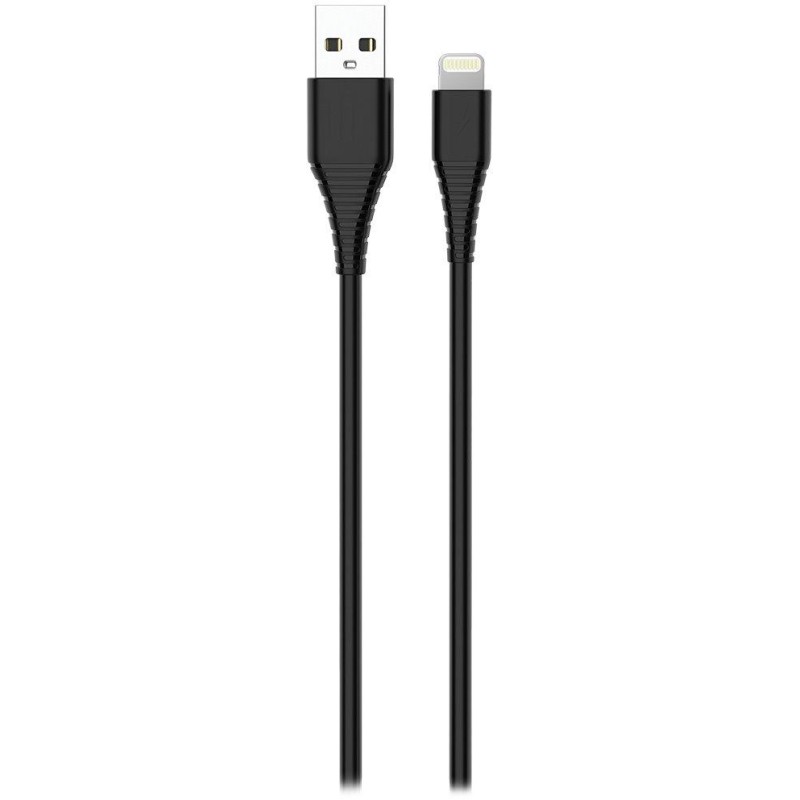 Colorway Datový Kabel USB/ Apple Lightning/ 2.4A/ 1m/ PVC/ Černý