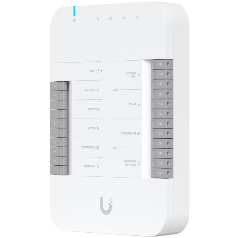 POUŽITÉ - Ubiquiti UniFi Access Door Hub - Hub pro 1 dveře, 4x PoE Out, 2x výstup 12V nebo Dry, 2x AUX výstup - Výprodej