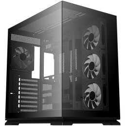 Krux skříň Atron / ATX / 4x120 mm PWM ARGB fan / USB 2.0 / USB 3.0 / USB-C / panoramatická / černá