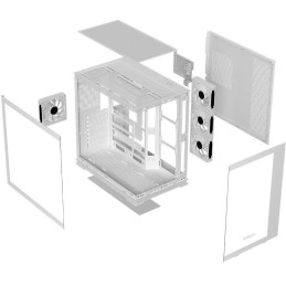 Krux skříň Atron ATX / 4x120 mm PWM ARGB fan / USB 2.0 / USB 3.0 / USB-C / panoramatická / bílá