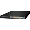 Planet SGS-6341-24P6X L3 switch, 24x1Gb, 6x10Gb SFP+, 24x PoE 802.3at 370W, HW/IP stack, VSF/Cluster