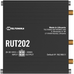 Teltonika RUT202 průmyslový router   1x LAN, 1x WAN, Dual SIM, LTE, Wi-Fi 4