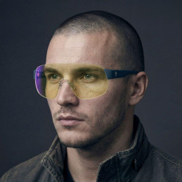 GUNNAR kancelářske/herní brýle ALIENWARE BERMUDA TRIANGLE * LIQUID TEAL *jantárová skla  * BLF 65 * GUNNAR focus