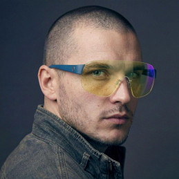 GUNNAR kancelářske/herní brýle ALIENWARE BERMUDA TRIANGLE * LIQUID TEAL *jantárová skla  * BLF 65 * GUNNAR focus
