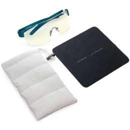 GUNNAR kancelářske/herní brýle ALIENWARE BERMUDA TRIANGLE * LIQUID TEAL *čirá skla  * BLF 35 * GUNNAR focus