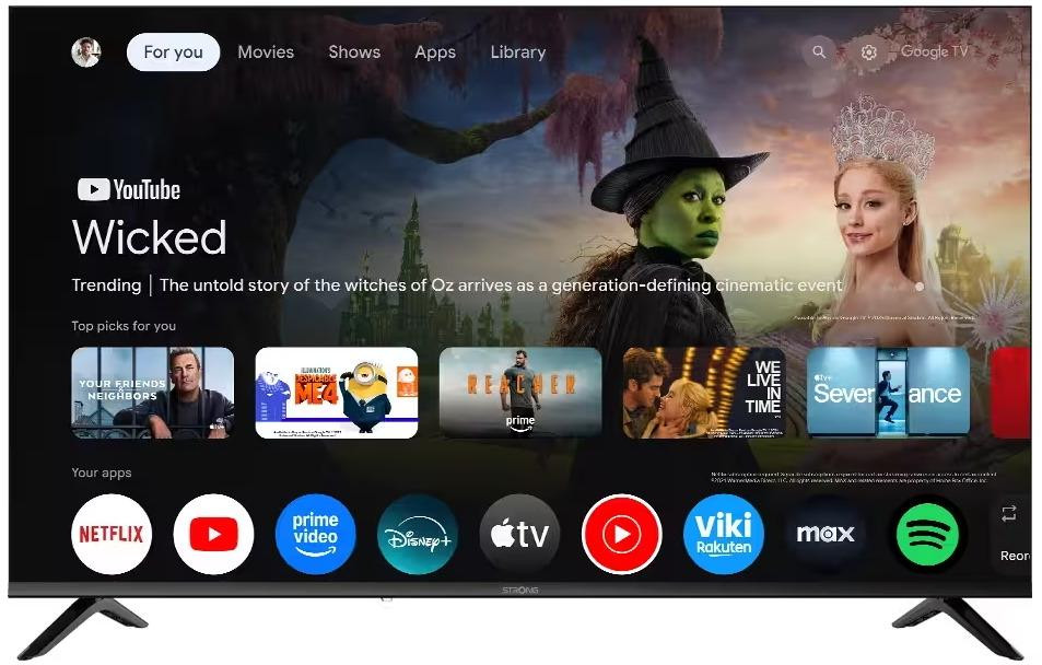 STRONG SMART LED TV 43"/ SRT43UH7773/ UHD/ 3840x2160/ DVB-T2/C/S2/ H.265/HEVC