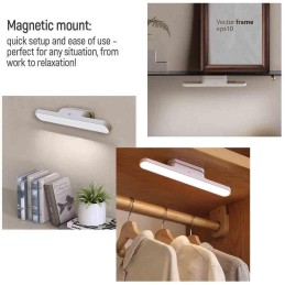 Colorway multifunkční LED lampa / CW-DL11MMB-W/ Integrovaná baterie / Bílá