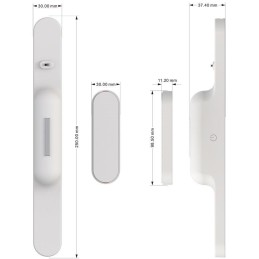 Colorway multifunkční LED lampa / CW-DL11MMB-W/ Integrovaná baterie / Bílá