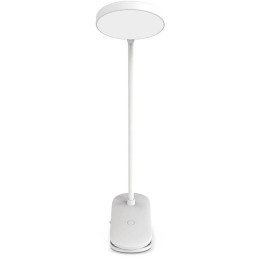 Colorway stolní LED lampa / CW-DL02B-B/ Integrovaná baterie / Klip/ Bílá