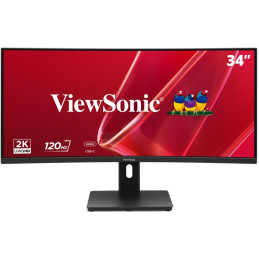 ViewSonic VA3420C-2 34" 21:9, 3440 x 1440, VA zakřivený monitor,120Hz,HDMI,DP,USB,USB-C 96W, speakers,výš. stavitelný