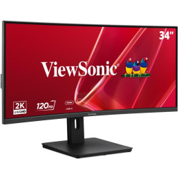 ViewSonic VA3420C-2 34" 21:9, 3440 x 1440, VA zakřivený monitor,120Hz,HDMI,DP,USB,USB-C 96W, speakers,výš. stavitelný