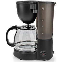 NEDIS Butler kávovar/ na deset šálků/ objem 1,25 l/ automatické vypnutí/ černý
