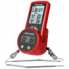 HELMER bezdrátový kuchyňský teploměr se dvěma sondami TM 26/ LCD displej/ - 50 až 300 °C/ červený