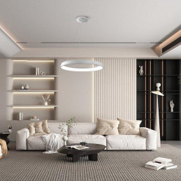 POŠKOZENÝ OBAL - IMMAX NEO LIMITADO SMART závěsné svítidlo 80cm 48W bílé Zigbee 3.0, TUYA