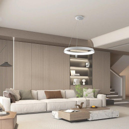 POŠKOZENÝ OBAL - IMMAX NEO LIMITADO SMART závěsné svítidlo 80cm 48W bílé Zigbee 3.0, TUYA