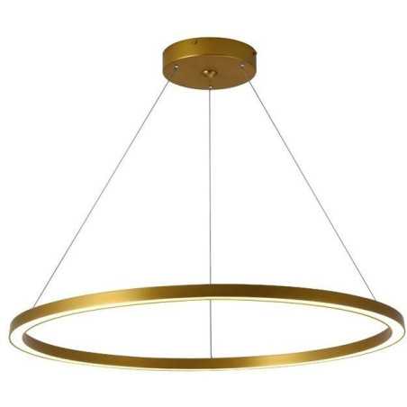 POŠKOZENÝ OBAL - IMMAX NEO FINO SMART závěsné svítidlo 1 kruh, 80cm, 60W, zlaté, Zigbee 3.0, TUYA