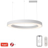 POŠKOZENÝ OBAL - IMMAX NEO PASTEL SLIM SMART závěsné svítidlo 95 x 7cm 68W bílé Zigbee 3.0, TUYA