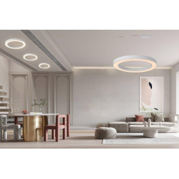 POŠKOZENÝ OBAL - IMMAX NEO PASTEL SLIM SMART závěsné svítidlo 95 x 7cm 68W bílé Zigbee 3.0, TUYA