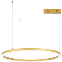 POŠKOZENÝ OBAL - IMMAX NEO FINO NEW SMART závěsné svítidlo 1 kruh, 80cm, 60W, zlaté, Zigbee 3.0, TUYA