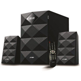 POŠKOZENÝ OBAL - FENDA F&D repro A180X/ 2.1/ 42W/ černé/ BT4.0/ FM rádio/ USB přehrávání/ dálkový ovladač
