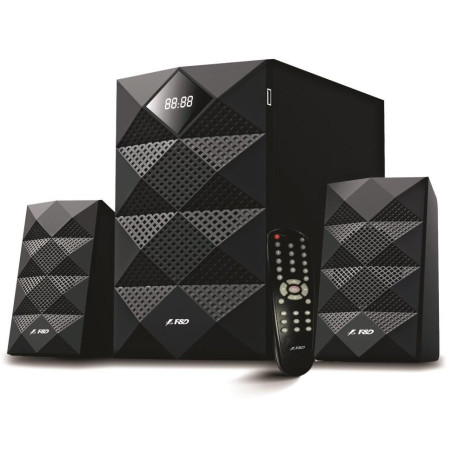 POŠKOZENÝ OBAL - FENDA F&D repro A180X/ 2.1/ 42W/ černé/ BT4.0/ FM rádio/ USB přehrávání/ dálkový ovladač