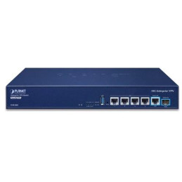 Planet XVR-800 Dual 10G Enterprise VPN Security Router/Firewall/AP kontroler, 10 GbE, SFP+ LAN/WAN, 4x GbE, USB