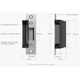 ROZBALENÉ - Ubiquiti UniFi Access Fail-Safe Strike Lock - Elektrický zámek pro UniFi Access hub, 15mm, Fail-Safe, 12V - V...