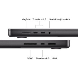 CTO Apple MacBook Pro 16" (2026) / M5 Pro / 16,2" / 18C CPU / 20C GPU / 48GB RAM / 1TB SSD / ENG Int. / Vesmírně černý