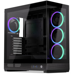 Endorfy skříň Fishtank 6000 Corona / ATX / 4x ARGB 120mm fan PWM / 2xUSB 3.0 / USB-C / úzká panoramatická / černá