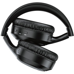 GENIUS bezdrátový headset HS-800BT/ černý/ BT6.0/ USB-C nabíjení/ skládací