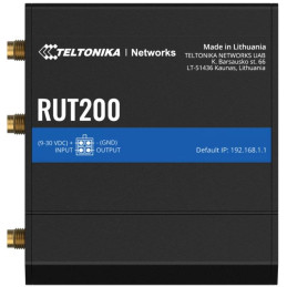 ROZBALENÉ - Teltonika RUT200 průmyslový router   1x LAN, 1x WAN, 1x SIM + eSIM, LTE, Wi-Fi 4