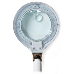 POŠKOZENÝ OBAL - NEDIS zvětšovací stolní LED lampa/ čočka 3 + 12 dioptrií/ spotřeba 6,5 W/ teplota 6500 K/ světelný tok 585 lm..