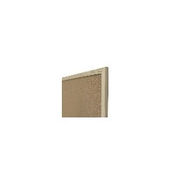 Eurosupplies cork board wooden frame 90x60 cm