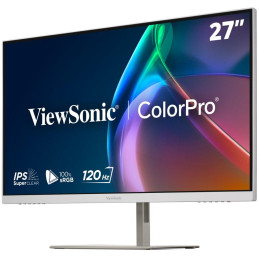 ViewSonic VP2766-2K-W 27" QHD 3 sides Frameless SuperClear IPS Monitor  s 100% sRGB, 90W USB-C,ergonomický stojan,bílý
