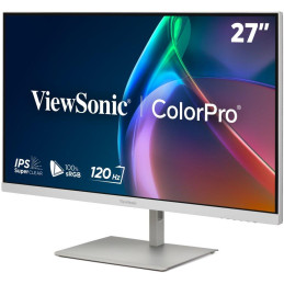 ViewSonic VP2766-2K-W 27" QHD 3 sides Frameless SuperClear IPS Monitor  s 100% sRGB, 90W USB-C,ergonomický stojan,bílý