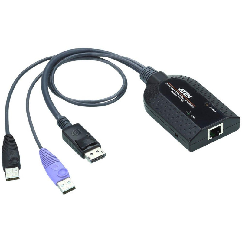 ATEN USB DisplayPort Virtual Media KVM Adapter Cable