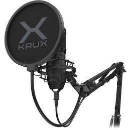 Krux mikrofon Edis 1000 / USB-C / rameno / montáž na stůl / černý