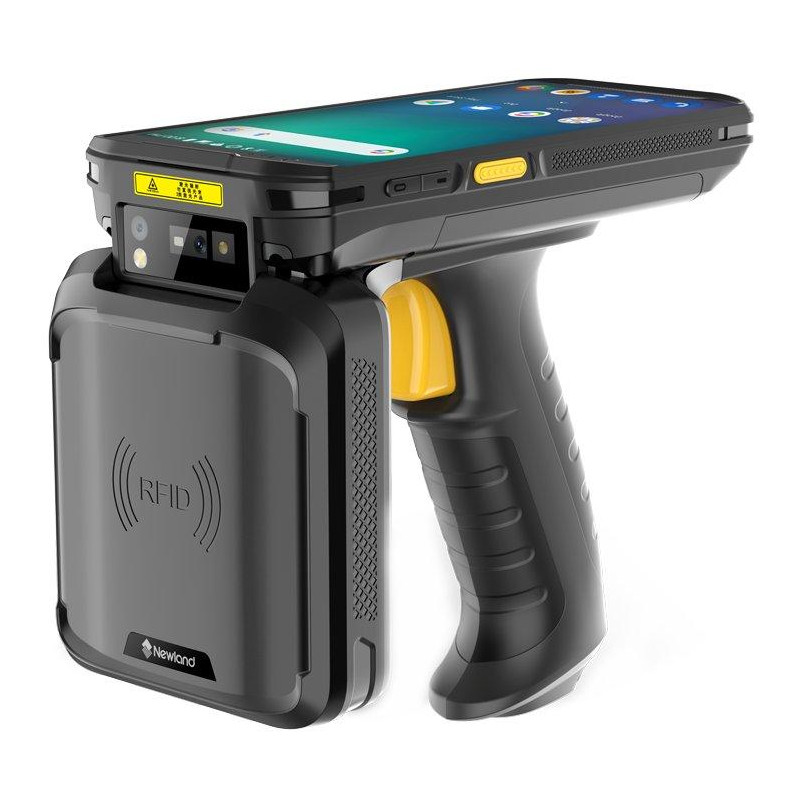 Newland MT93 Pro UHF / Android 13 (AER) / 2D / 14 cm (5,5'') / GPS / Gun / RFID / USB-C / BT / Wi-Fi / Android / kit / R