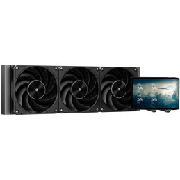 Krux vodní chladič CPU HydroArc 360 / 3x120mm ARGB / customizovaný LCD / černý